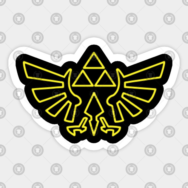 The legend of zelda Triforce - Zelda - Sticker | TeePublic